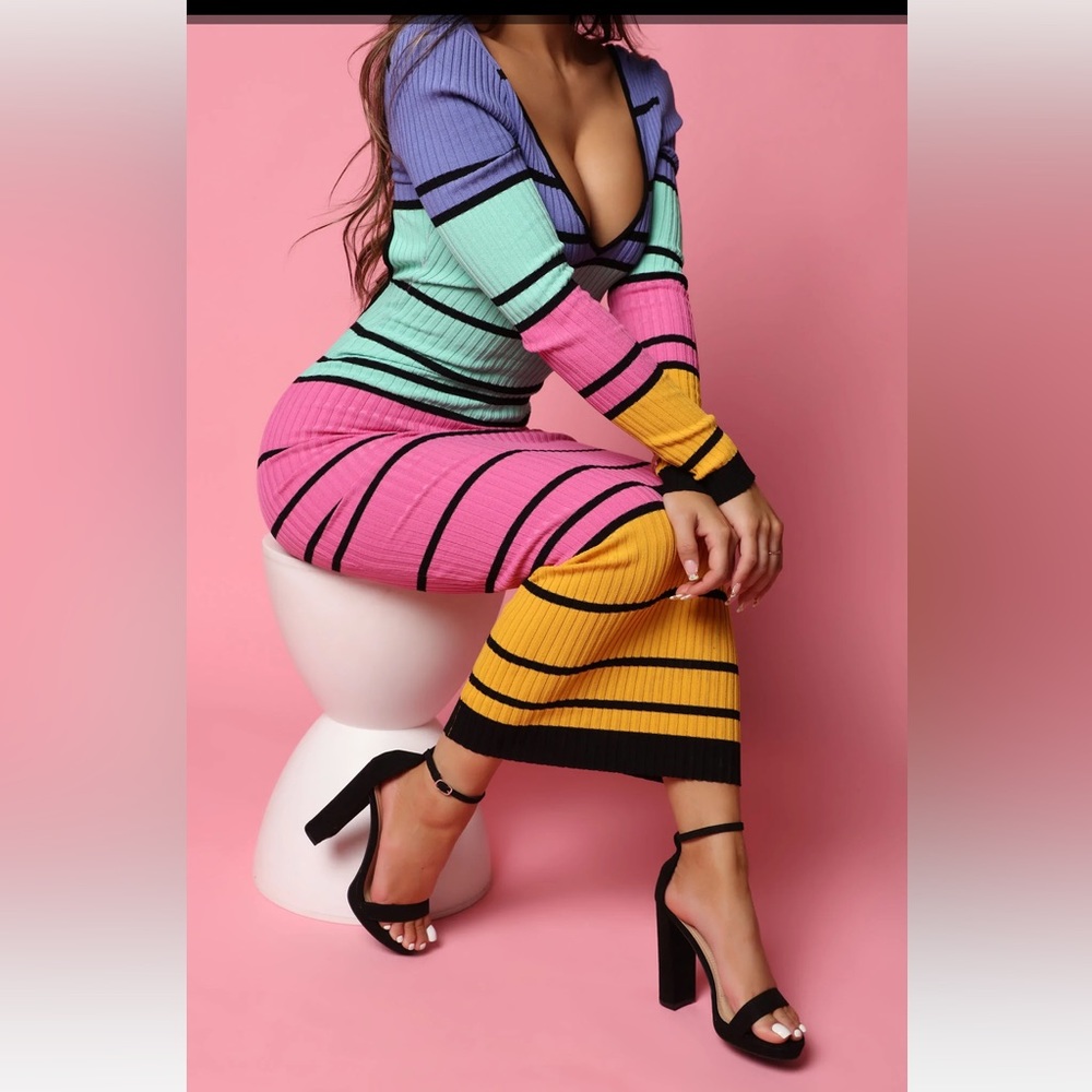 SOLD!!!Fashion Nova Block Heels - Picture 3 of 9